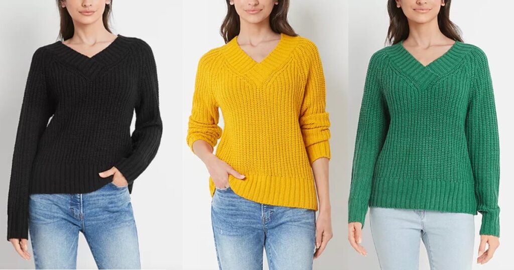 Sweaters-a.n.a-V-Neck-Long-Sleeve-Pullover