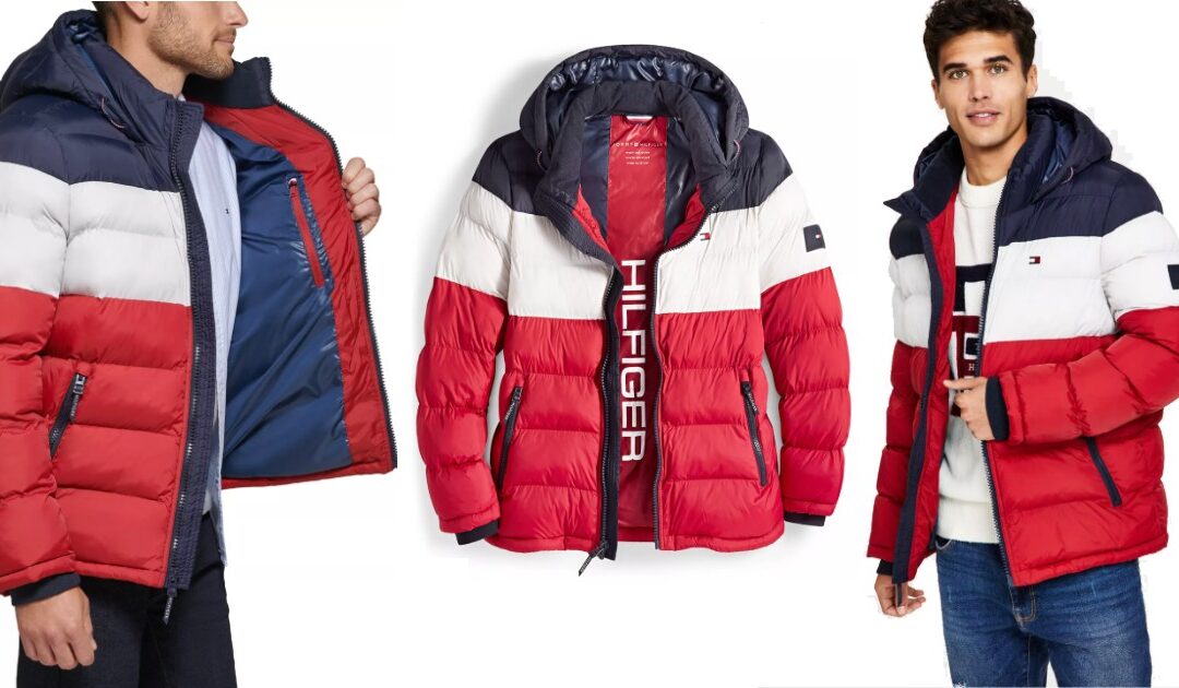 Tommy Hilfiger Quilted Puffer Jacket a solo $67.50 (Reg. $225)