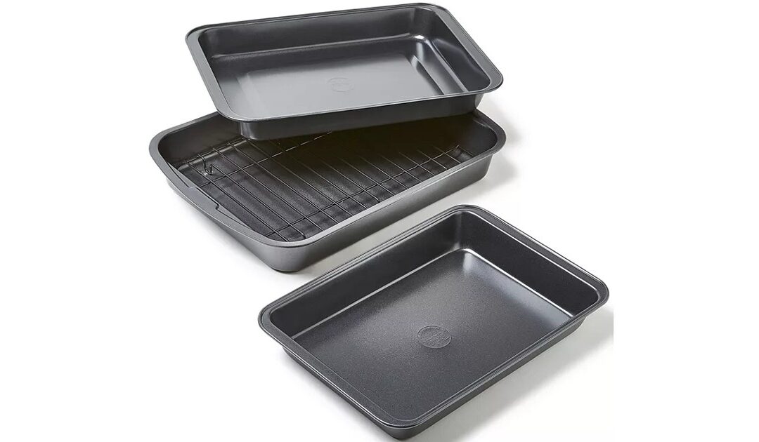 Tools of the Trade 4-Pc Nested Roasting Pans SOLO $15.93 (Reg $80)