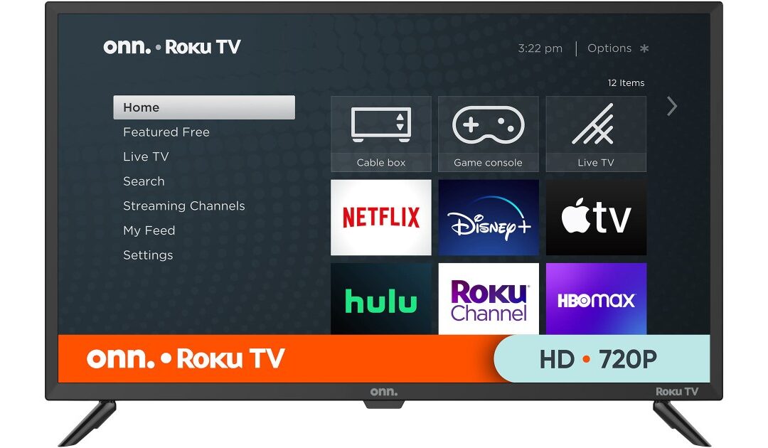 onn. HD LED Roku Smart TV 32-In SOLO $98 en Walmart (Reg. $144)