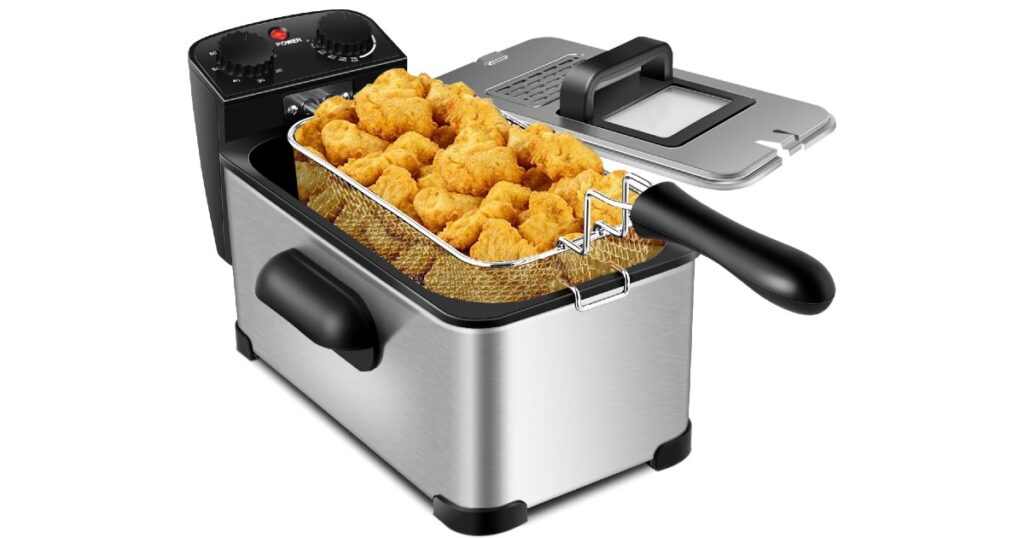 Costway Electric Deep Fryer 3.2-Qt