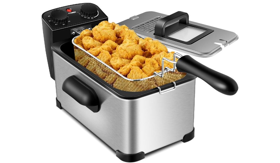 Costway Electric Deep Fryer 3.2-Qt SOLO $64.99 en Walmart (Reg. $80)
