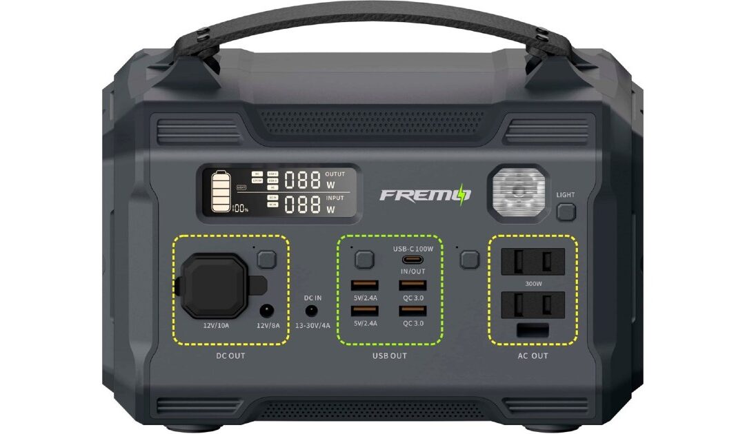 Generador de Batería Portátil Fremo 276 Watt SOLO $189.99 (Reg. $330)