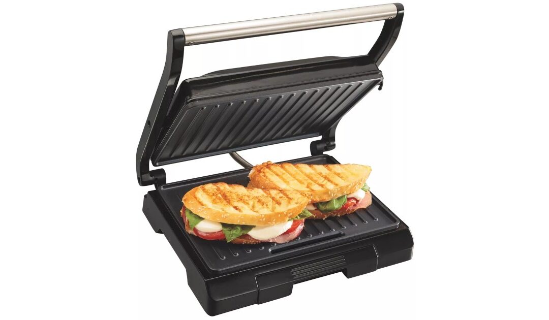 Hamilton Beach Panini Press Grill a solo $31.49 en Macy’s (Reg. $44)