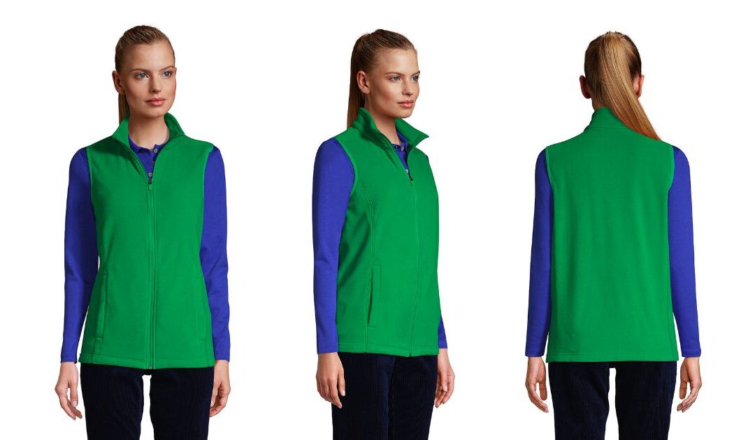 Landsend Thermacheck 100 Fleece Vest a solo $17.49 (Reg. $32.95)