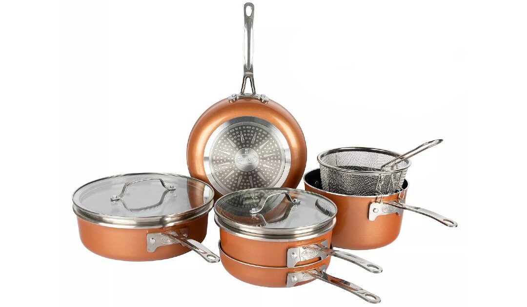 Set de 10 Utensilios de Cocina GOTHAM STEEL Stack-Master SOLO $69.93 en Macy’s (Reg. $200)