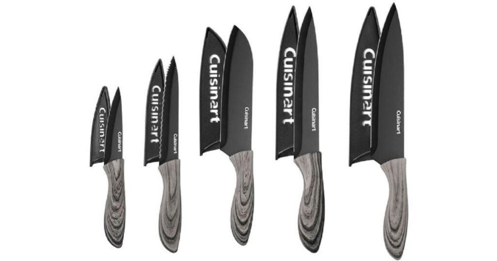 Set de Cuchillos Cuisinart de 10-Piezas con Revestimiento de Cerámica