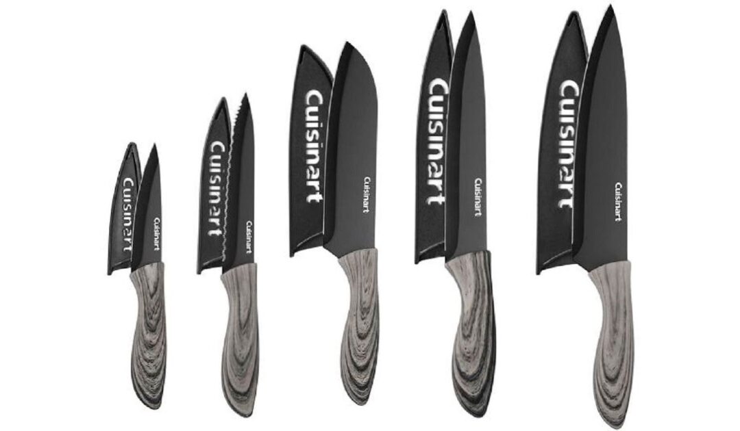 Set de Cuchillos Cuisinart de 10-Piezas con Revestimiento de Cerámica SOLO $14.99 (Reg. $60)