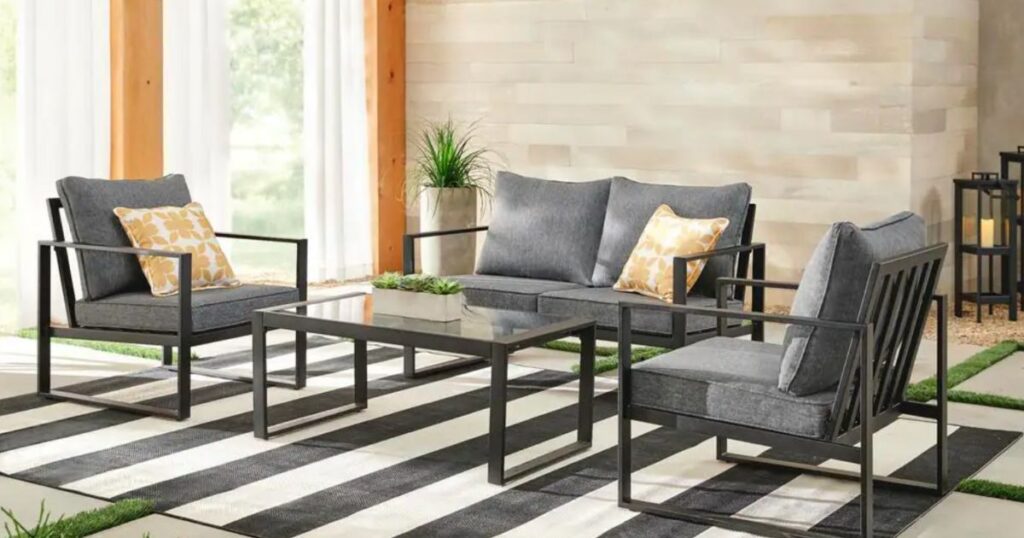 Set de Patio Hampton Bay de 4-Piezas