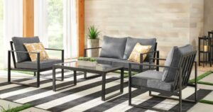 Set de Patio Hampton Bay de 4-Piezas