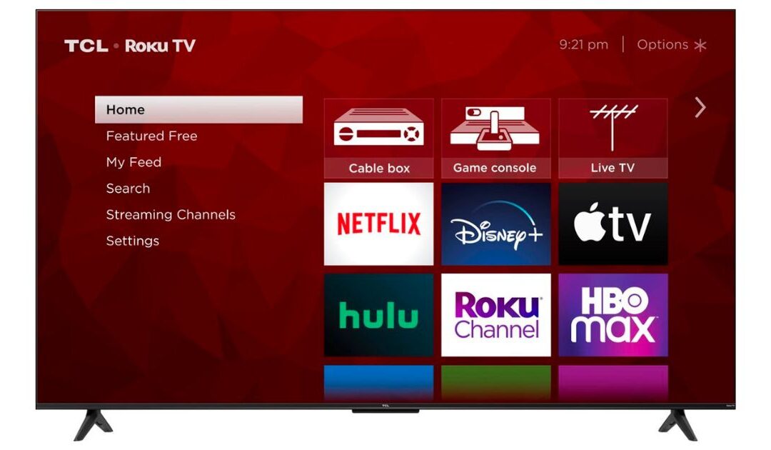 TCL 55-In Class 4-Series 4K UHD HDR Smart Roku TV a solo $249.99 (Reg. $320)