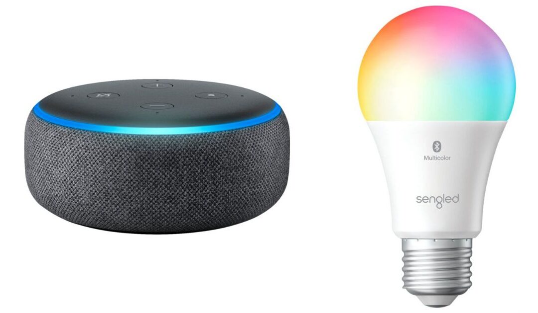 Amazon Echo Dot (3rd Gen) + Bombilla Inteligente a solo $29.99 en Best Buy (Reg. $55)