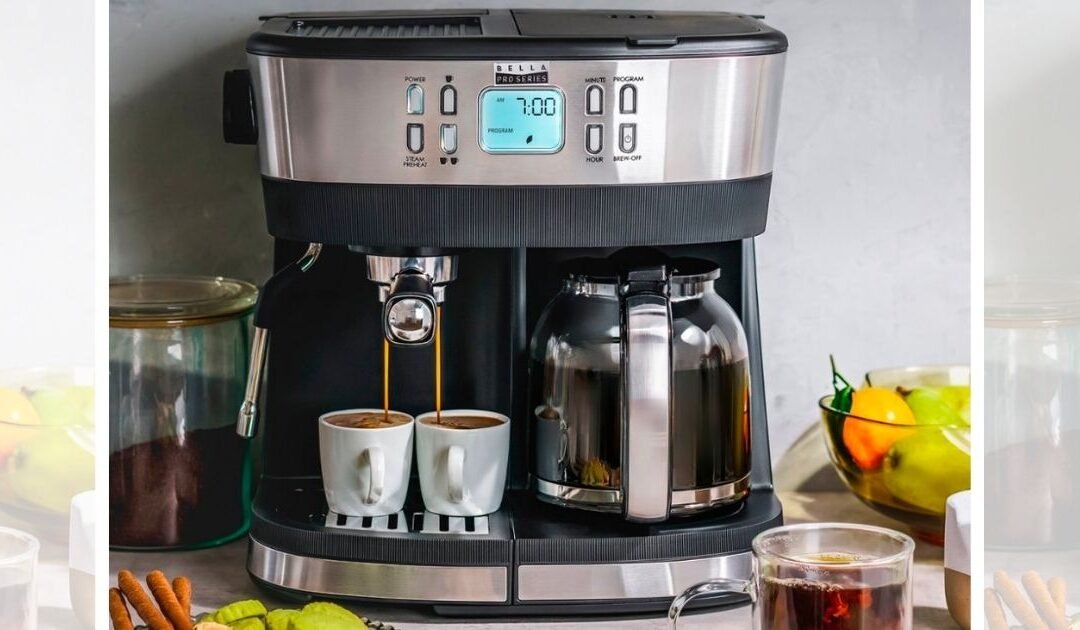 Cafetera bella PRO Combo Espresso a solo $99.99 (Reg. $250)