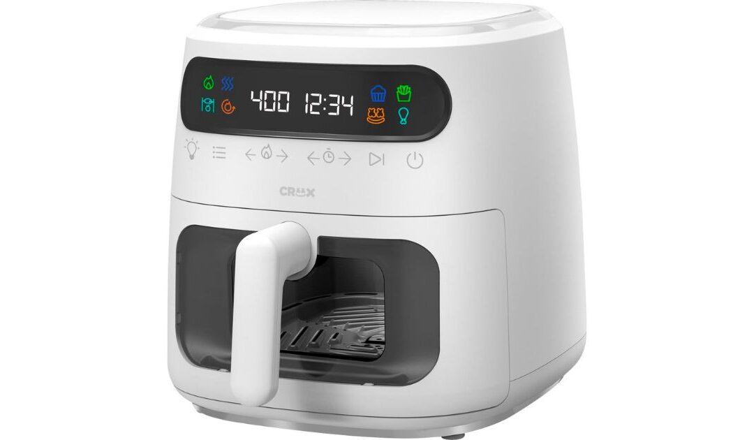 Freidora de Aire Digital CRUX 8-Qt con TurboCrisp a solo $49.99 en Best Buy (Reg. $130)