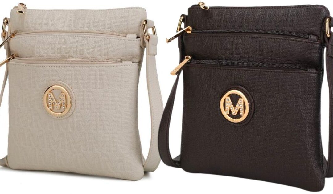 MKF Collection Lennit Embossed M Signature Crossbody SOLO $27 (Reg $169)