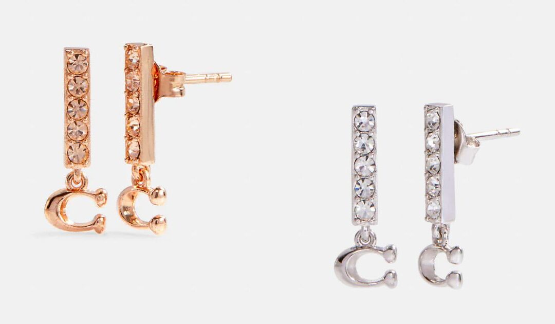 Pantallas COACH Signature Pave Bar SOLO $20.40 (Reg $68)