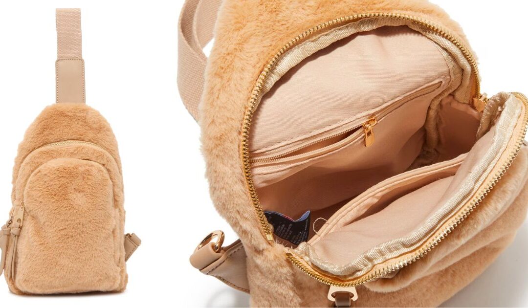 Bolso Mix No. 6 Faux Fur Sling Bag a solo $19.99 (Reg. $60)