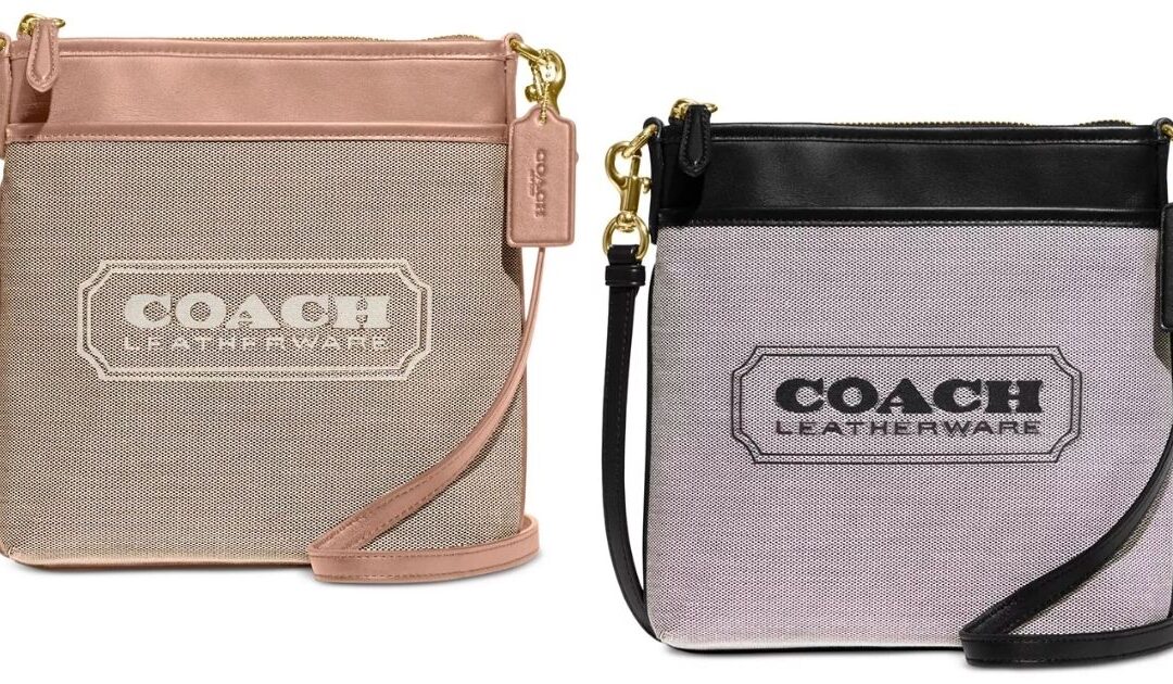 COACH Badge Jacquard Kitt Crossbody SOLO $93 en Macy’s (Reg. $155)