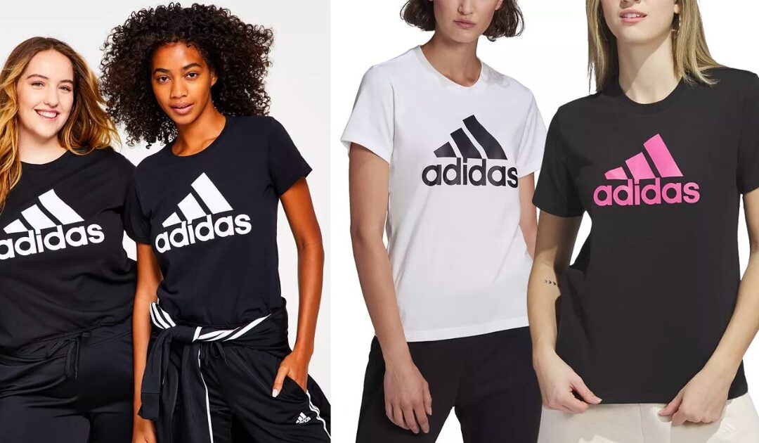 Camisas adidas Essentials Logo Cotton T Shirt a solo $19.99 (Reg. $30)