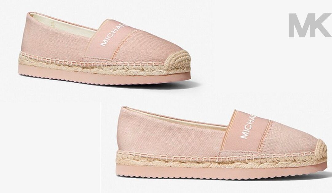 Espadrilles Michael Kors Vicky Logo Canvas Slip On a solo $69 (Reg $115)