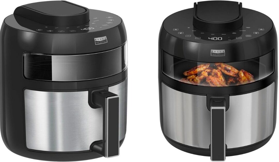 Freidora de Aire Digital Bella Pro Series 5.3-qt a solo $44.99 en Best Buy (Reg. $110)