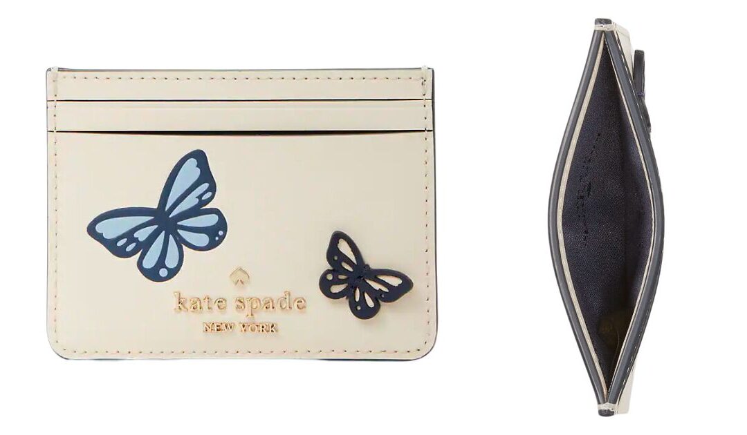 Kate Spade Butterfly Card Holder a solo $59 (Reg $99)