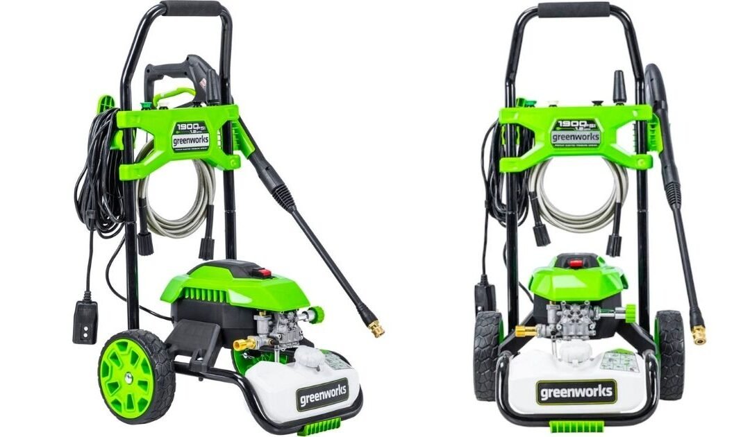 Máquina a Presión Greenworks 1900 PSI a solo $119.99 (Reg. $200)