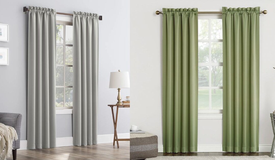 Paneles de Cortina Solid Blackout Thermal Rod Pocket Single a solamente $10.99 (Reg $25.99)