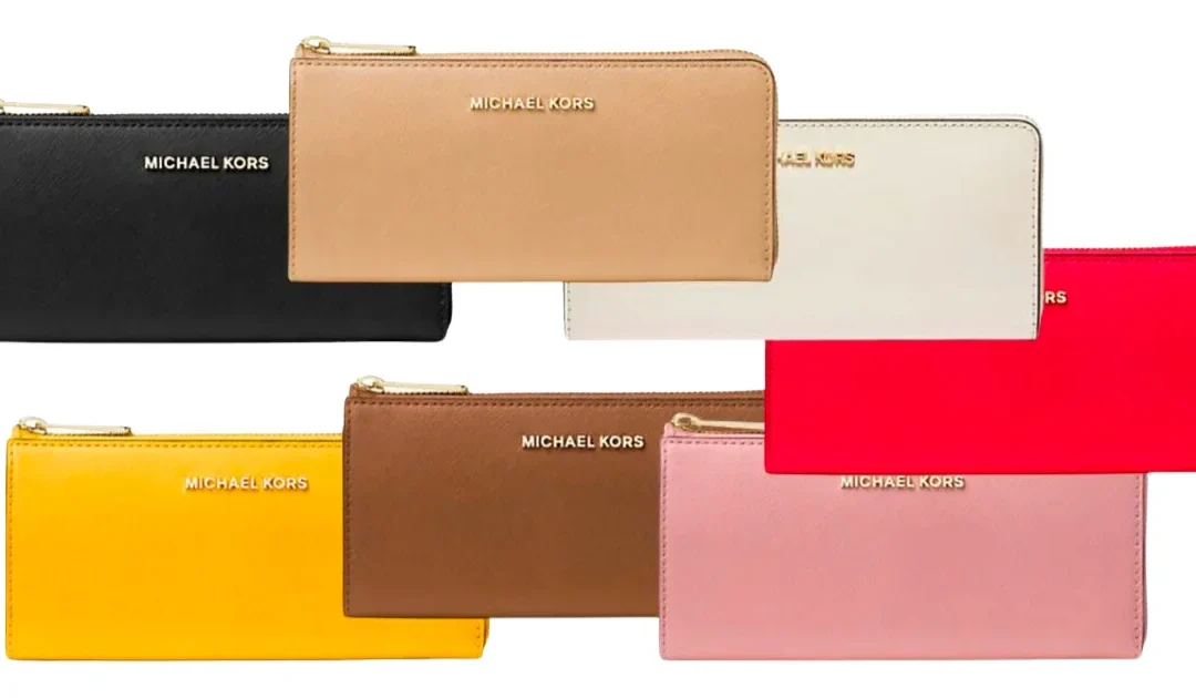 ¡Oferta increíble! Wallets Michael Kors Jet Set Travel Large SOLO $47.20 (Reg $298)