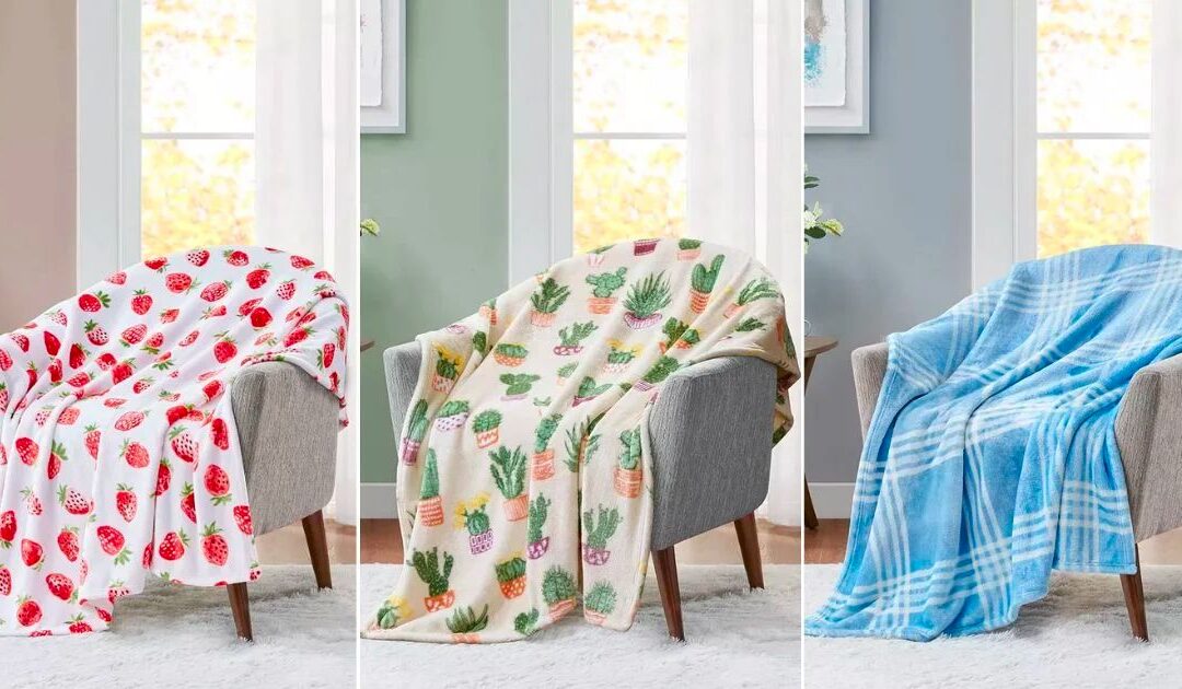 Acogedora Manta de Felpa SOLO $12.99 (Reg $30)