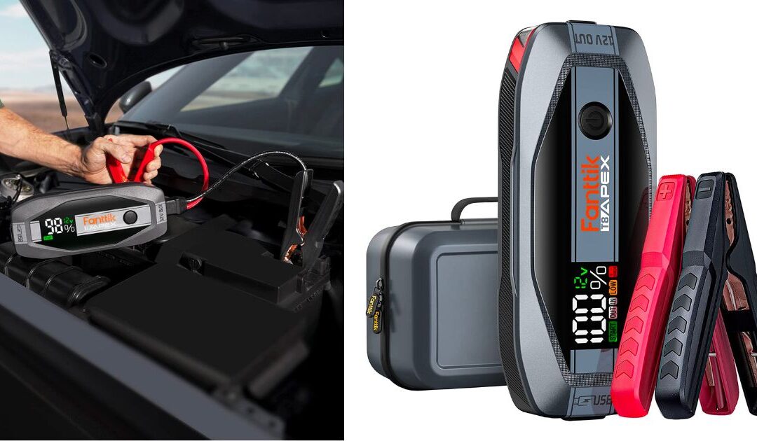 Fanttik 12V Safe Lithium Jump Starter a solo $109.97 (Reg. $169.97) en Amazon