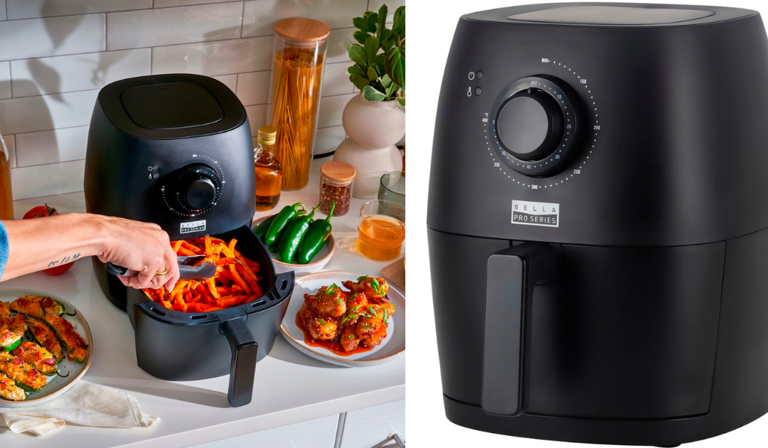 Freidora de Aire Analóga Bella Pro Series 3.7-Qt 2-en-1 a solo $19.99 en Best Buy (Reg. $70)