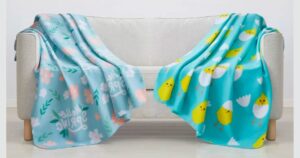 Frisa-Infinity-Home-Spring-Printed-Fleece-Throw