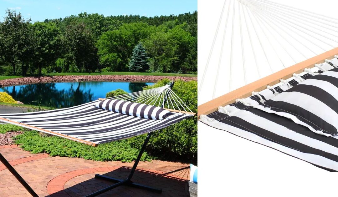 Hamaca Bening Double Spreader Bar a solamente $75.99 (Reg $145.99) en Wayfair