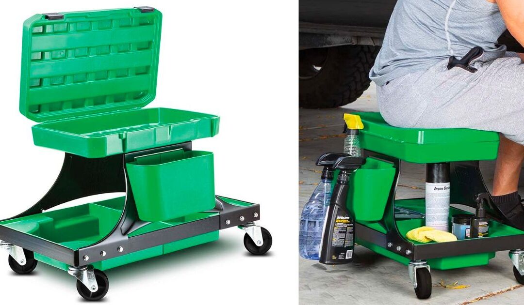 Zulily – Heavy-Duty Rolling Garage Stool SOLO $44.99 (Reg. $100)