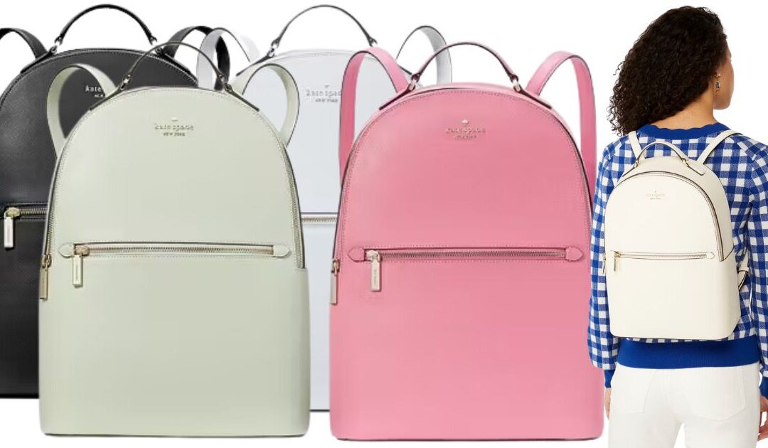 Kate Spade Perry Leather Large Backpack SOLO $89 (Reg $379)