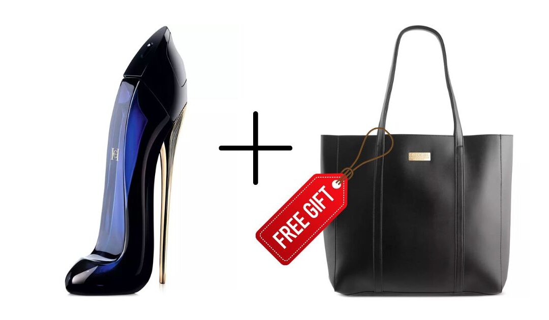Llévate esta Cartera Carolina Herrera GRATIS con la Compra del Perfume Good Girl