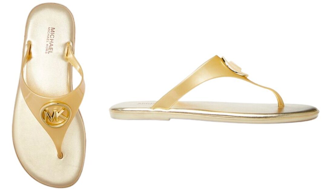 Sandalias Michael Kors Carmen Metallic SOLO $69 (Reg $95)