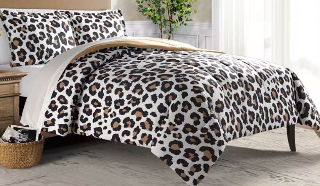 Sunham In the Wild 3-Piezas Comforter Set SOLO $29.99 (Reg $80)