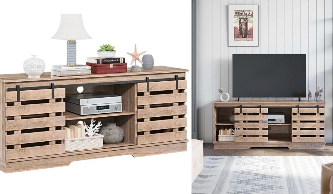 TV Stand Draylan Media Console SOLO $172.99 (Reg. $350) + Envío GRATIS