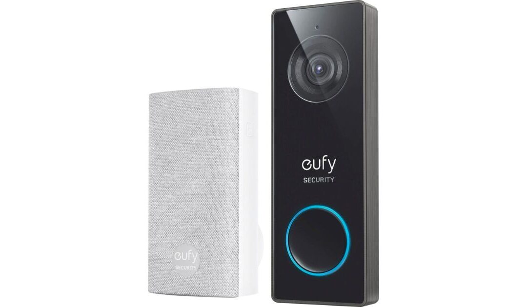 eufy Security Smart Wi-Fi Video Doorbell 2K Pro Wired SOLO $119.99 en Best Buy (Reg. $170)