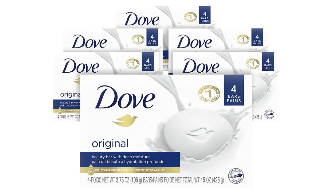 24 Barras de Jabones Dove SOLO $18.52 + Envío GRATIS