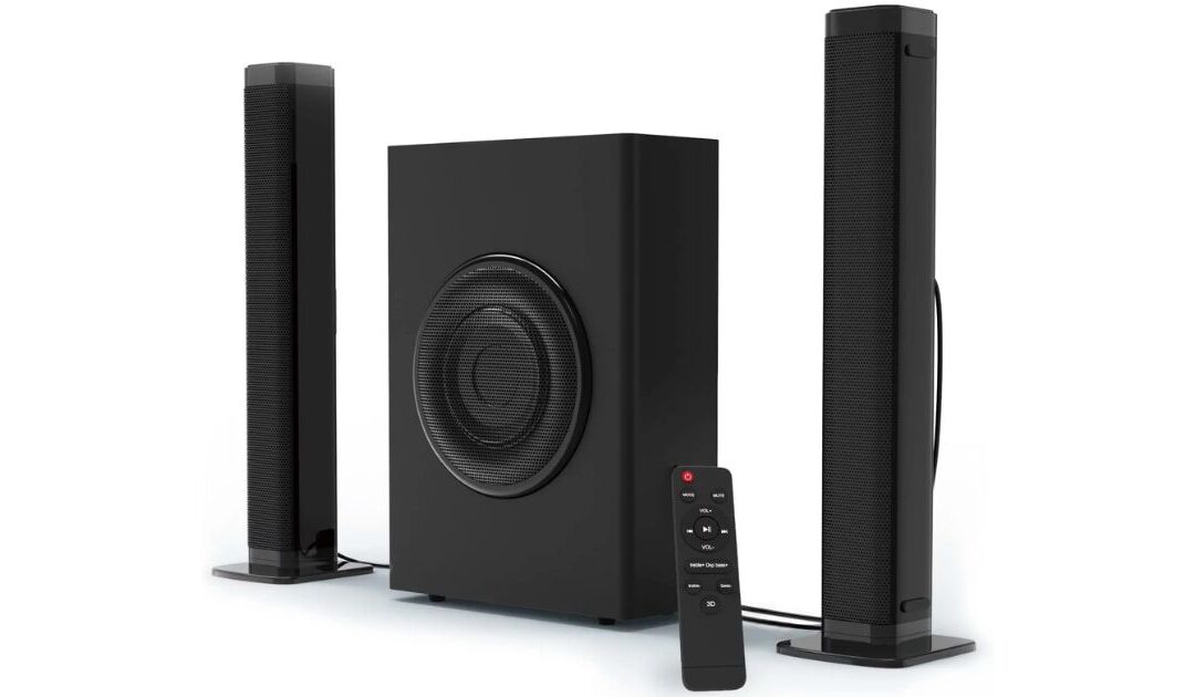 Set de Barras de Sonido DR.J Professional con Subwoofer SOLO $74.99 (Reg. $180)