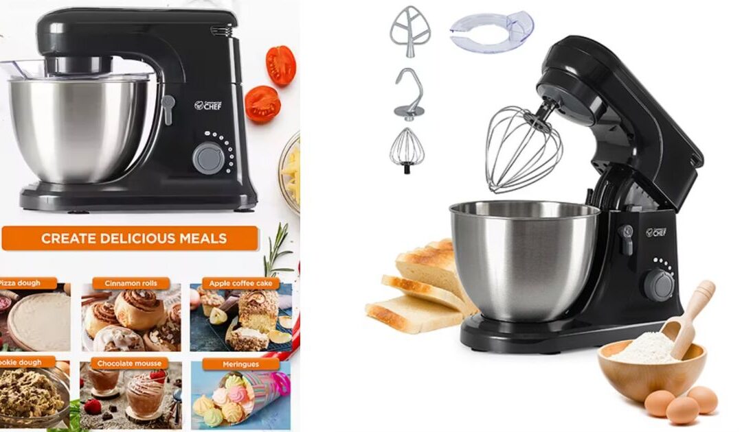 Batidora Commercial Chef 4.7-Qt 7-velocidad SOLO $93.99 en JCPenney (Reg. $240)