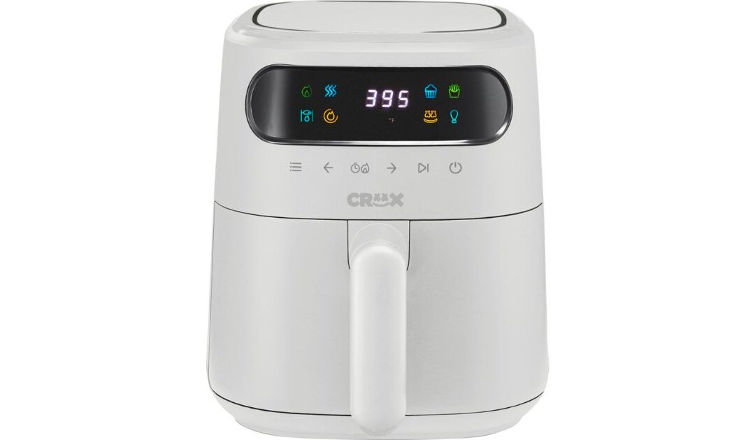 CRUX 3-qt Digital Air Fryer Kit with TurboCrisp a solo $24.99 en Best Buy (Reg. $80)