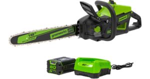 Chainsaw Greenworks 18-In 80-Voltios