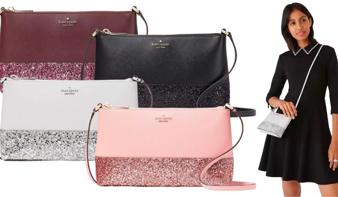 Kate Spade Flash Glitter Crossbody SOLO $63.20 (Reg $279)