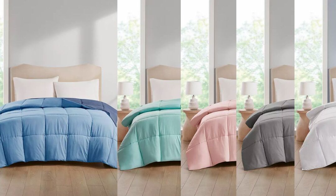 Home Design Down Alt Reversible Comforters SOLO $19.99 (Reg $60) – CUALQUIER Tamaño