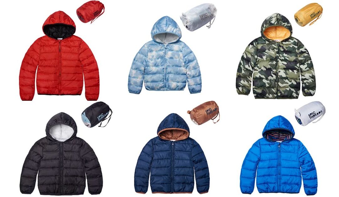 Jackets Plegables Impermeables Para Niños DESDE $9.16 (Reg $46)