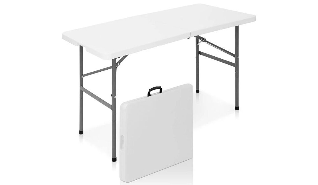 Mesa Plegable de 4-Pies SOLO $42.99 en Walmart (Reg. $70)